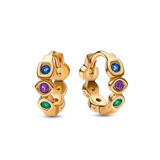 Marvel The Avengers Infinity Stones Hoop Earrings Popular Style Premium Collection