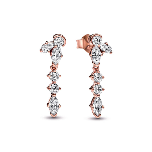Sparkling Herbarium Cluster Drop Earrings Popular Style Premium Collection