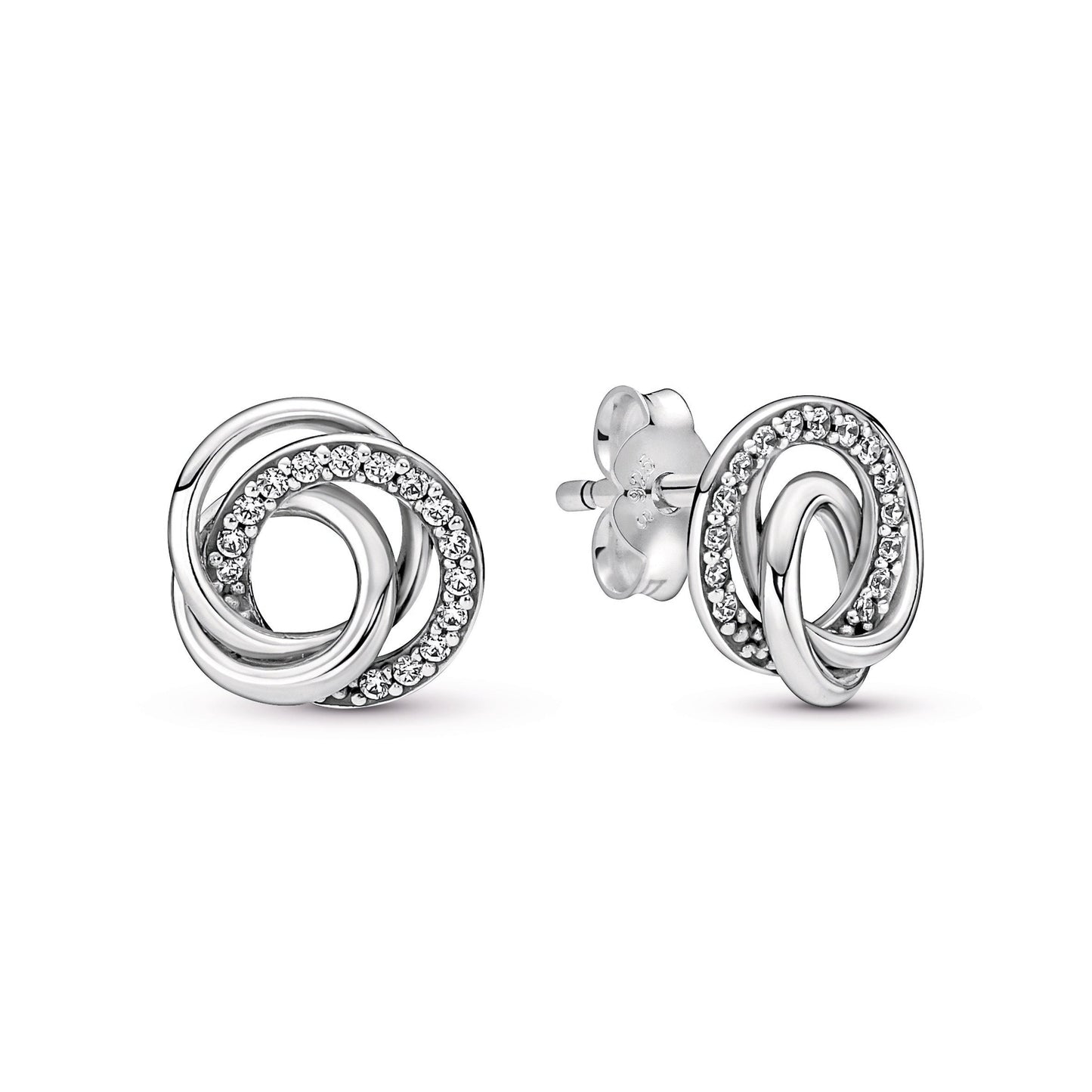Family Always Encircled Stud Earrings Popular Style Premium Collection