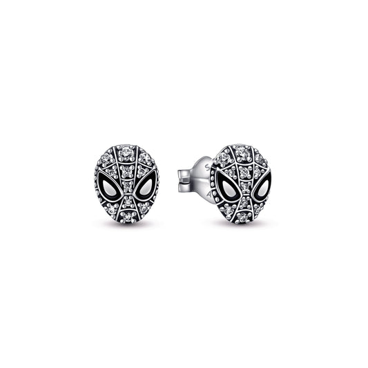 Marvel Spider-Man Mask Pavé Stud Earrings Popular Style Premium Collection