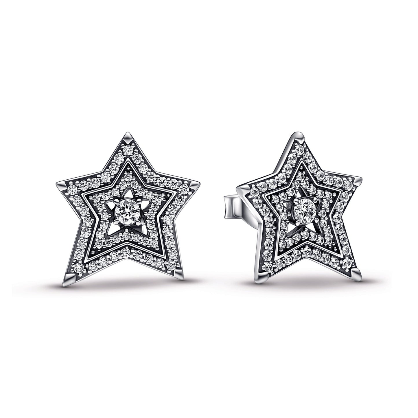 Celestial Asymmetric Star Stud Earrings Popular Style Premium Collection