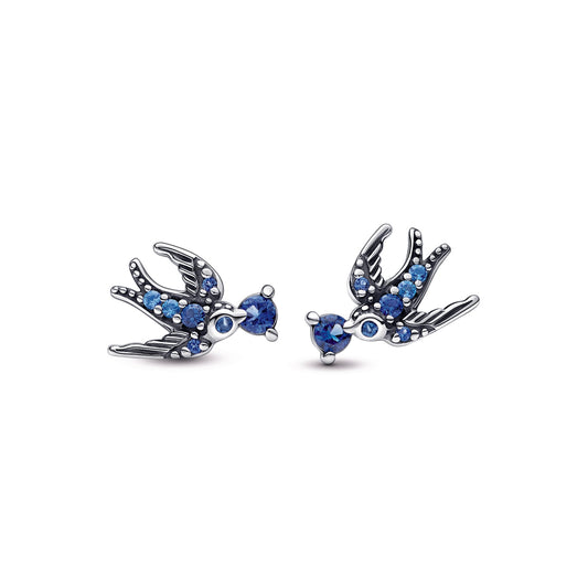 Sparkling Swallow Stud Earrings Popular Style Premium Collection