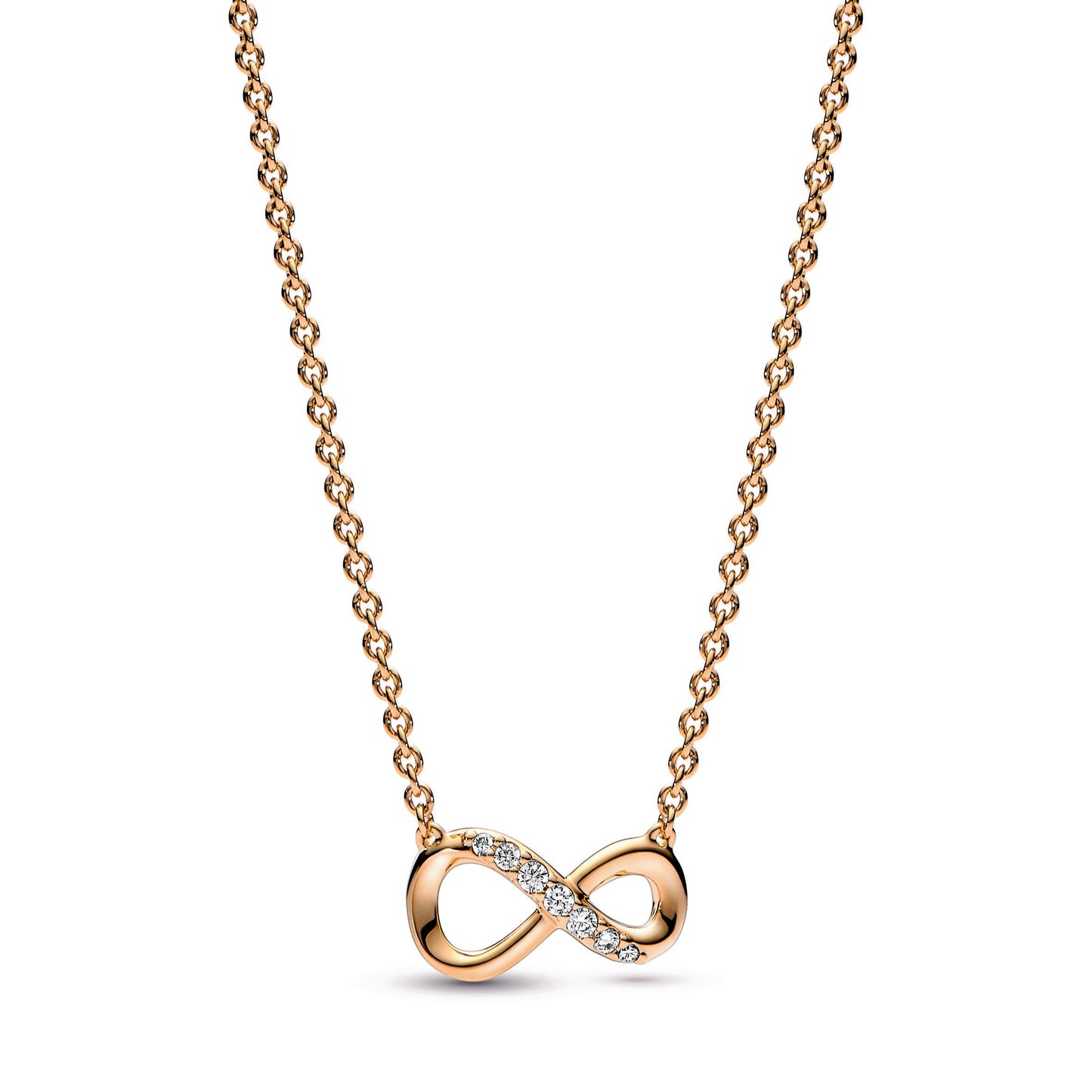 Sparkling Infinity Collier Necklace Premium Fashion Jewelry Gift Collection