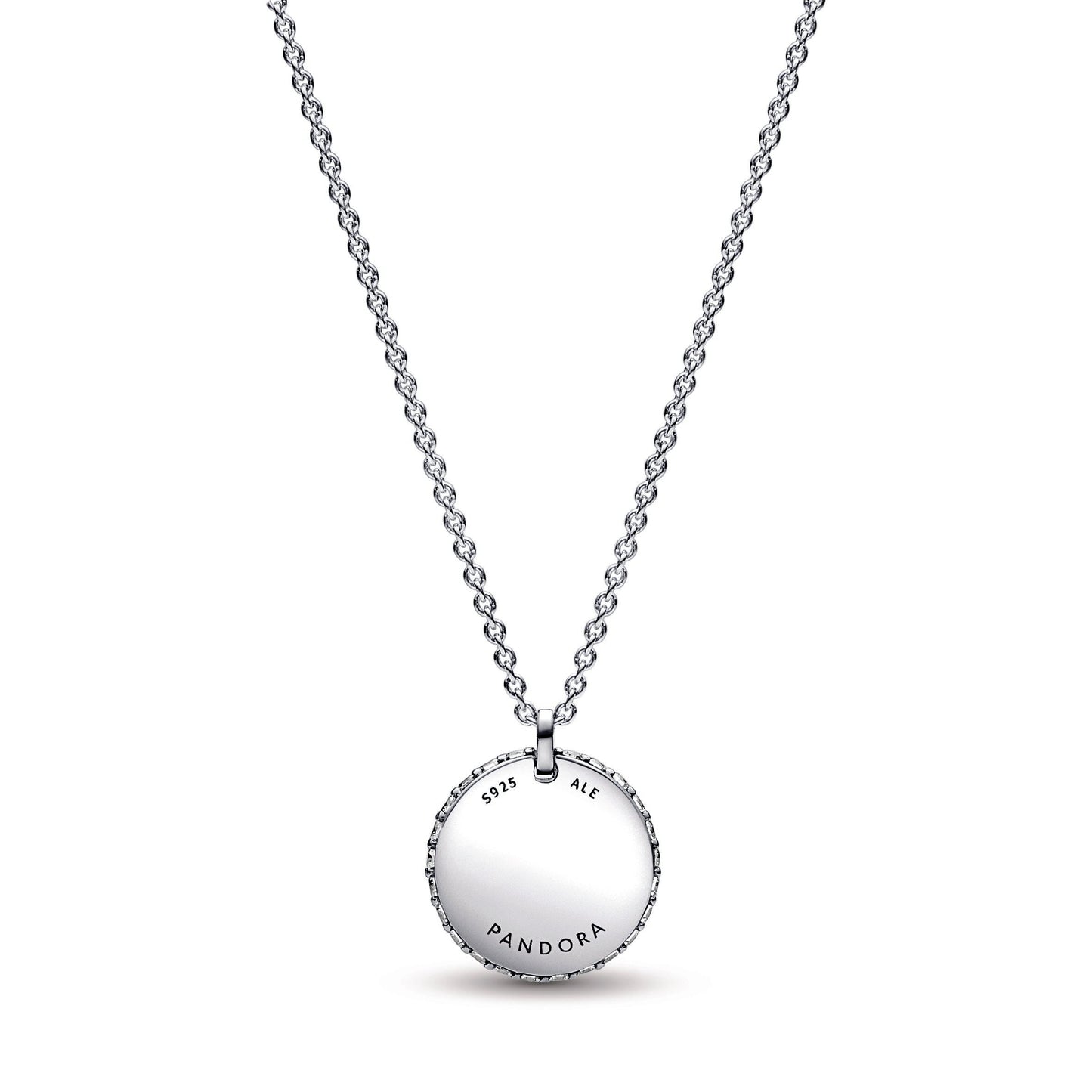 Pandora Timeless Pavé Round Pendant Necklace Premium Fashion Jewelry Gift Collection