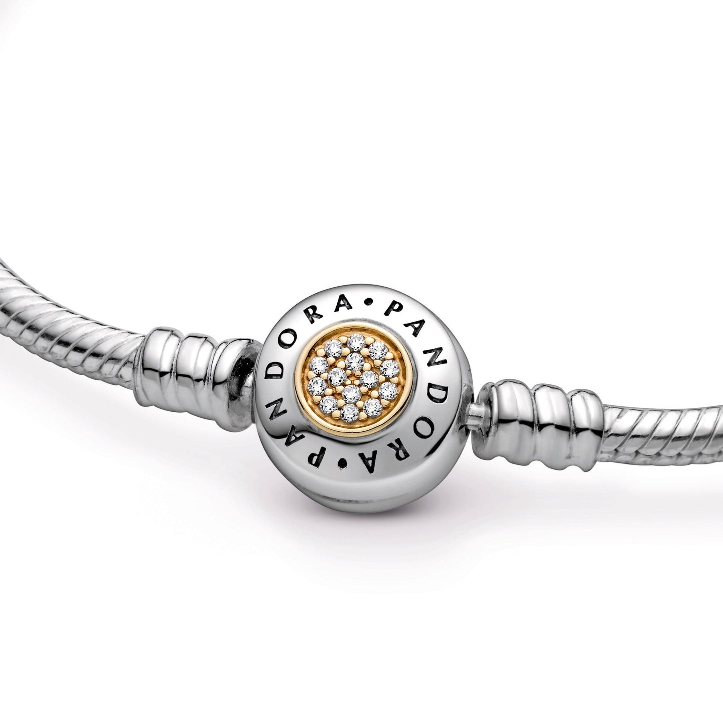 Pandora Moments Logo Clasp Snake Chain Bracelet Premium Fashion Jewelry Gift Collection