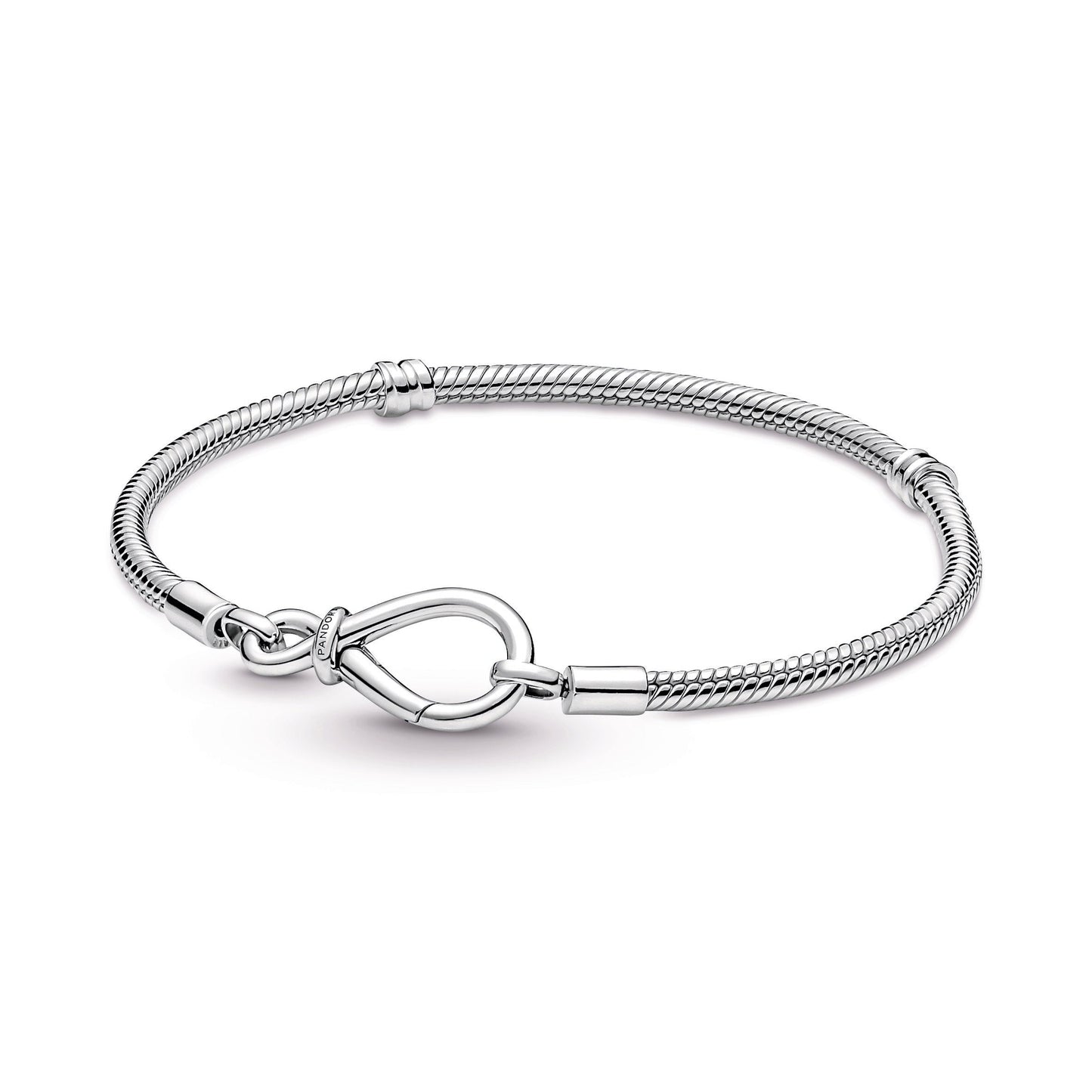 Pandora Moments Infinity Knot Snake Chain Bracelet Premium Fashion Jewelry Gift Collection