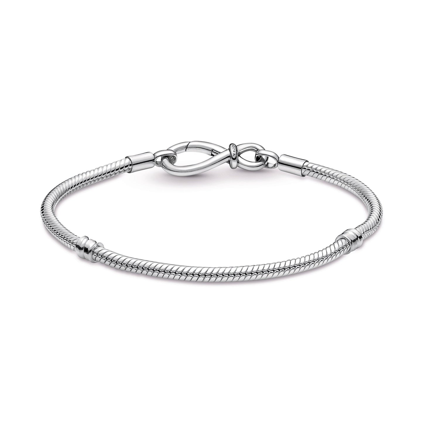 Pandora Moments Infinity Knot Snake Chain Bracelet Premium Fashion Jewelry Gift Collection