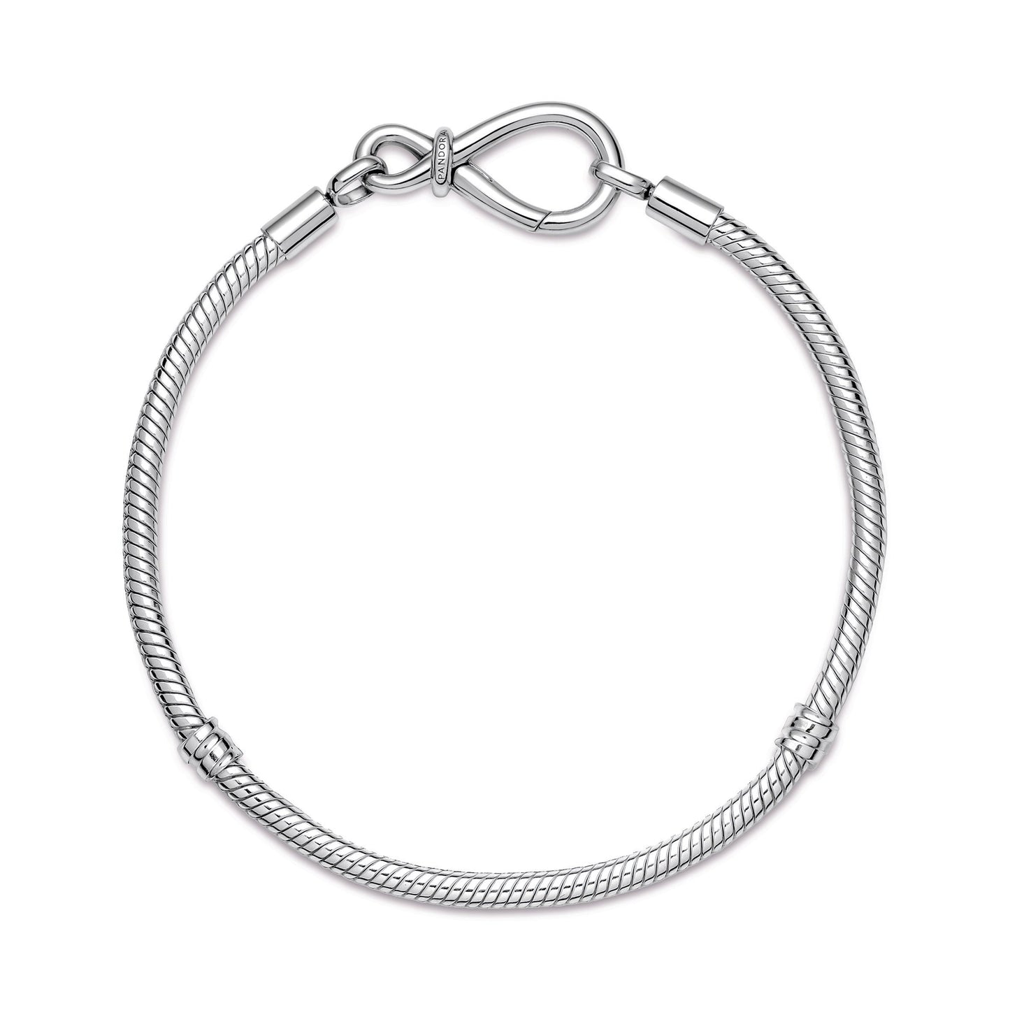 Pandora Moments Infinity Knot Snake Chain Bracelet Premium Fashion Jewelry Gift Collection