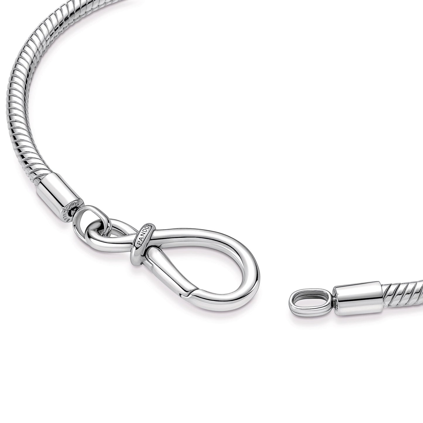 Pandora Moments Infinity Knot Snake Chain Bracelet Premium Fashion Jewelry Gift Collection