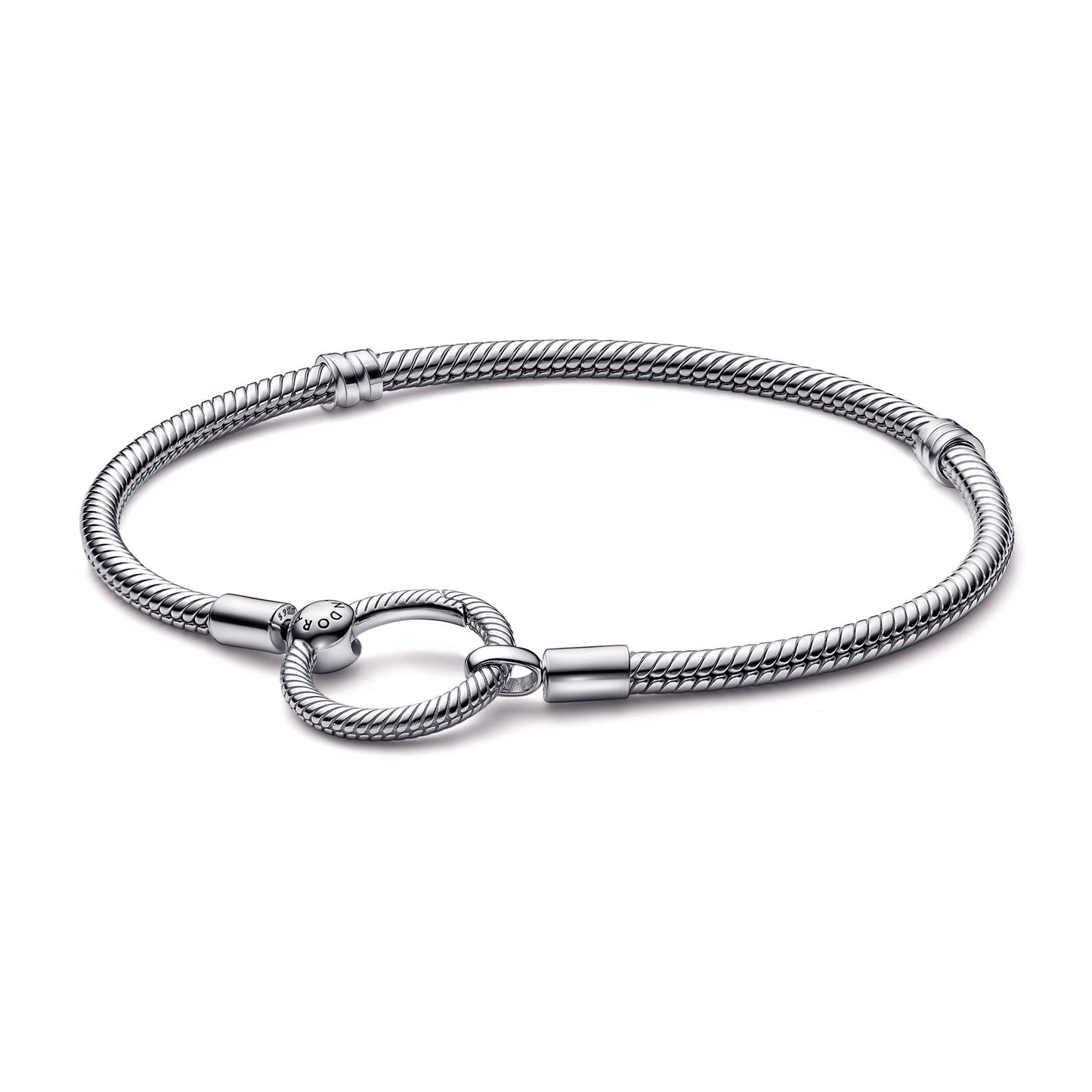 Pandora Moments O Closure Snake Chain Bracelet Premium Fashion Jewelry Gift Collection