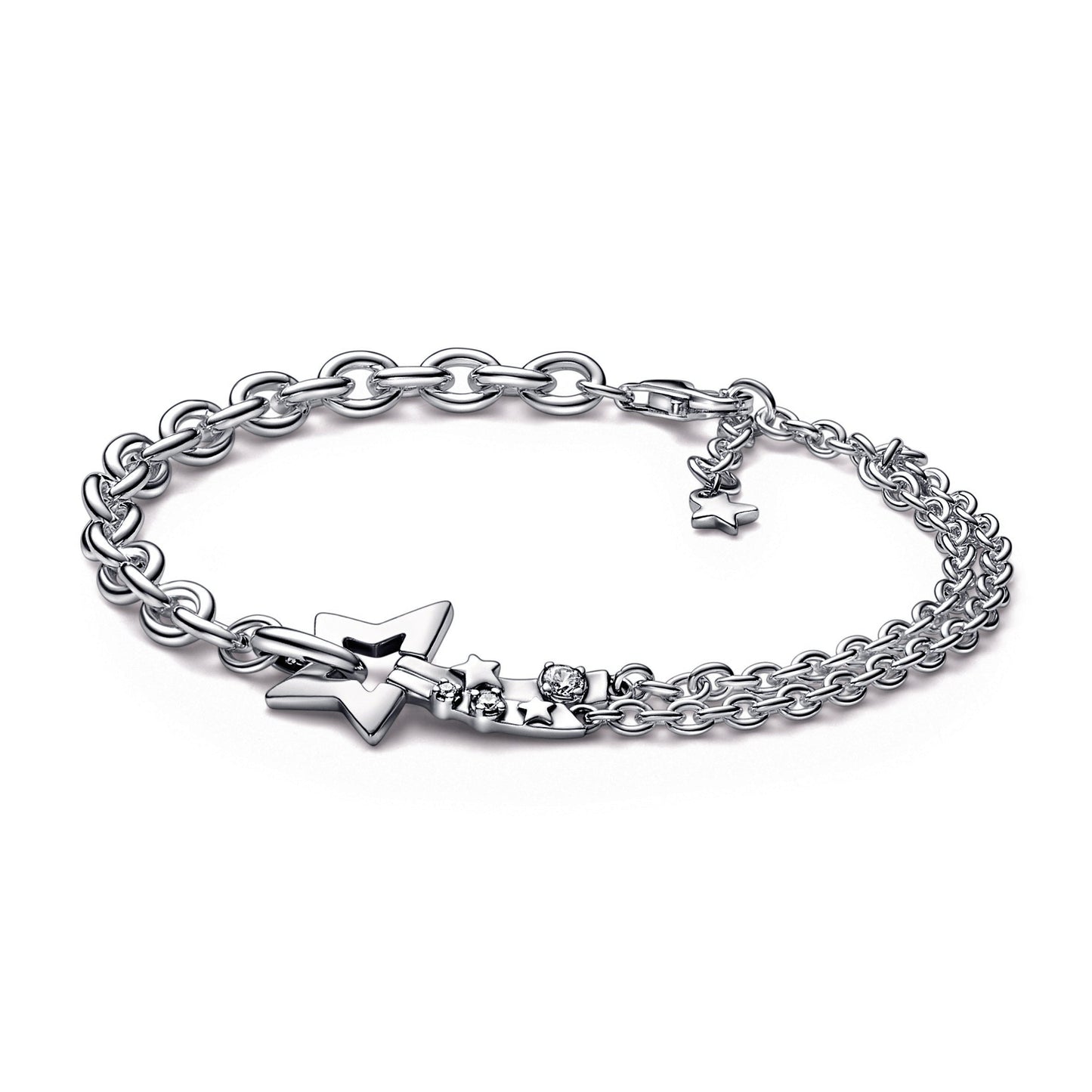 Shooting Star Double Chain Bracelet Premium Fashion Jewelry Gift Collection