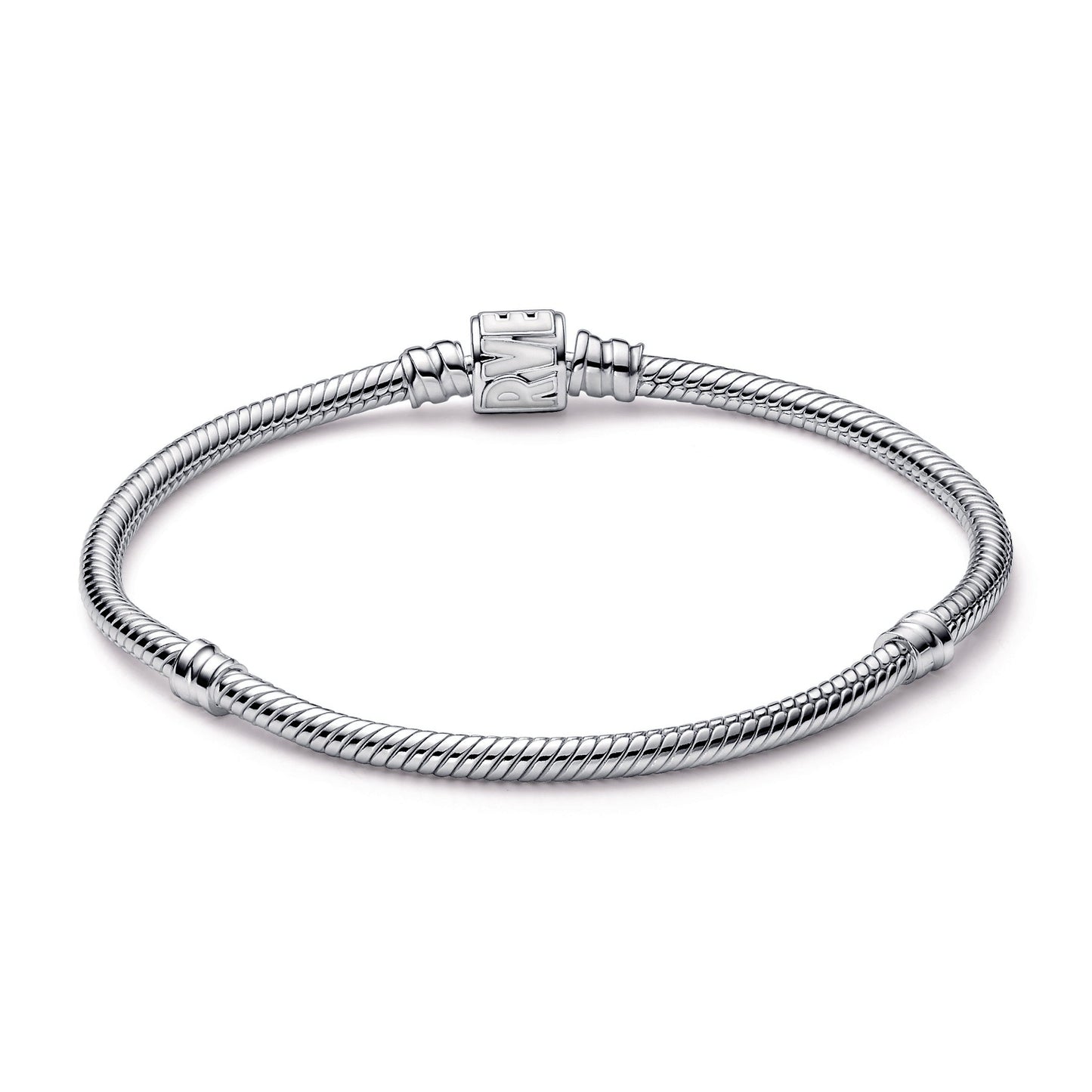 Pandora Moments Marvel Logo Clasp Snake Chain Bracelet Premium Fashion Jewelry Gift Collection