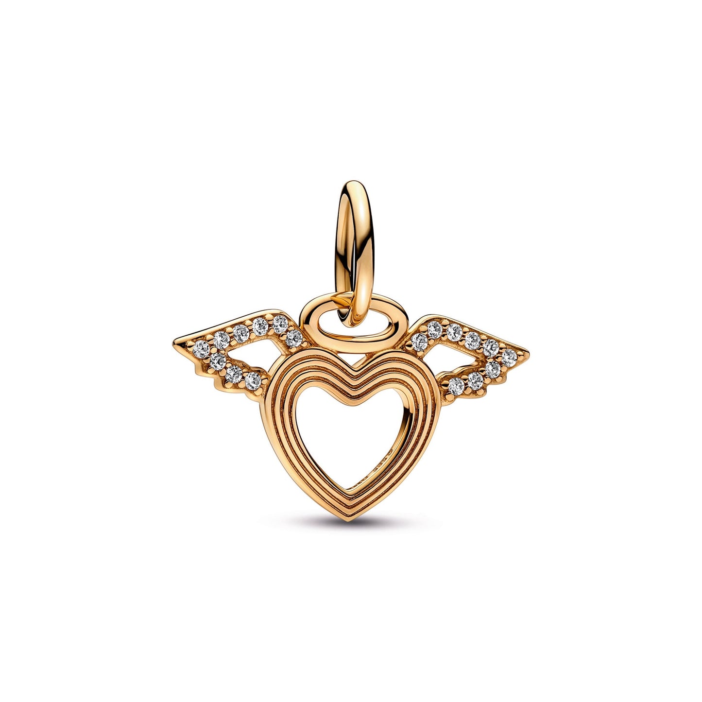 Heart & Angel Wings Dangle Charm Premium Fashion Jewelry Gift Collection