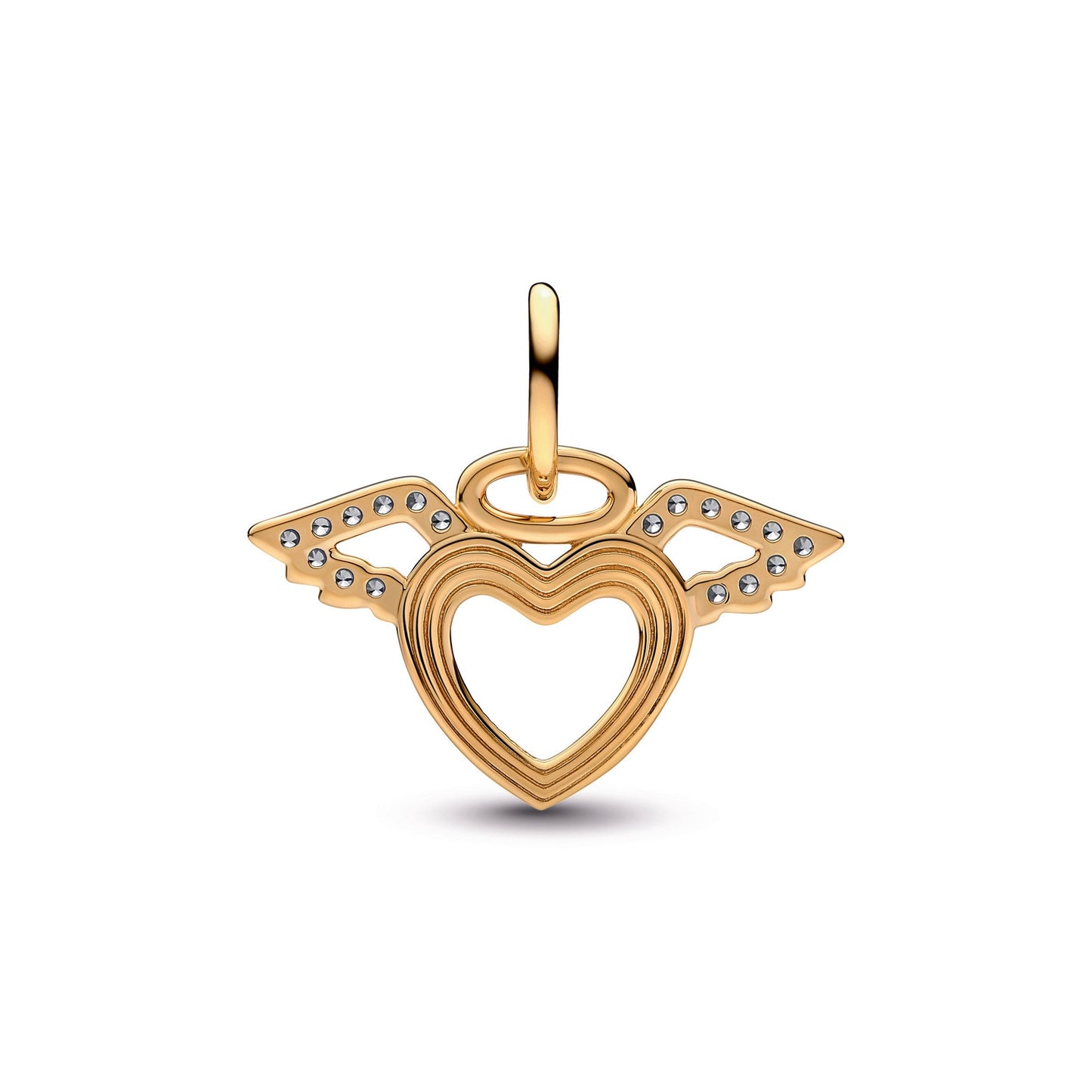 Heart & Angel Wings Dangle Charm Premium Fashion Jewelry Gift Collection