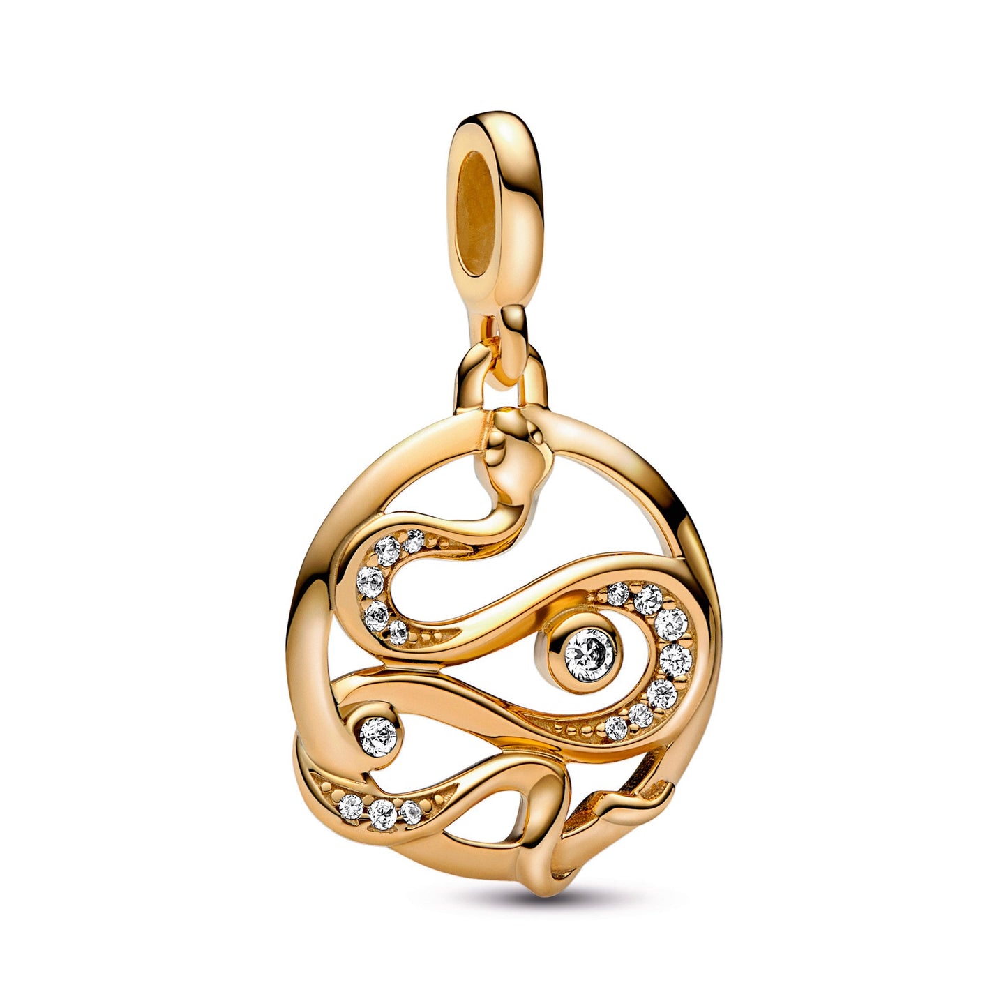 Pandora ME Pavé Snake Medallion Premium Fashion Jewelry Gift Collection