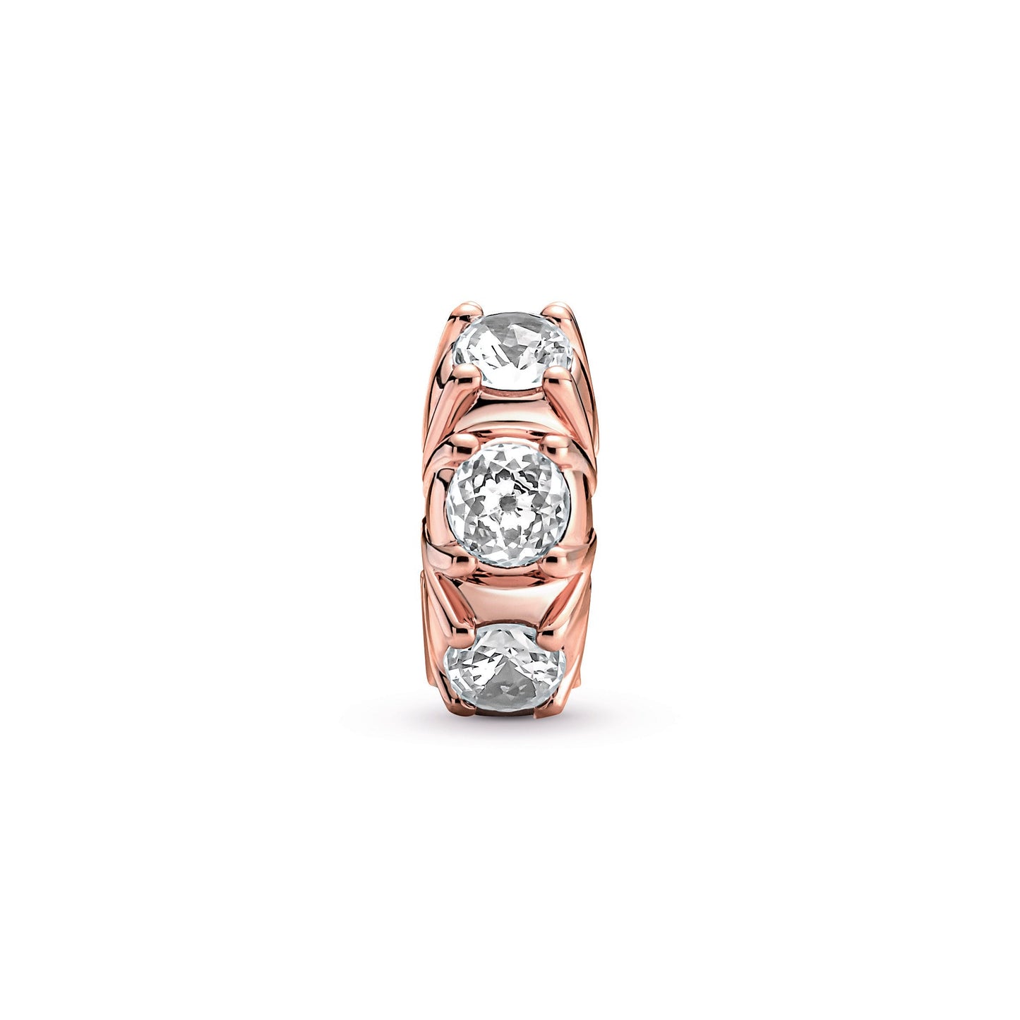 Long Pronged Sparkling Clip Charm Premium Fashion Jewelry Gift Collection