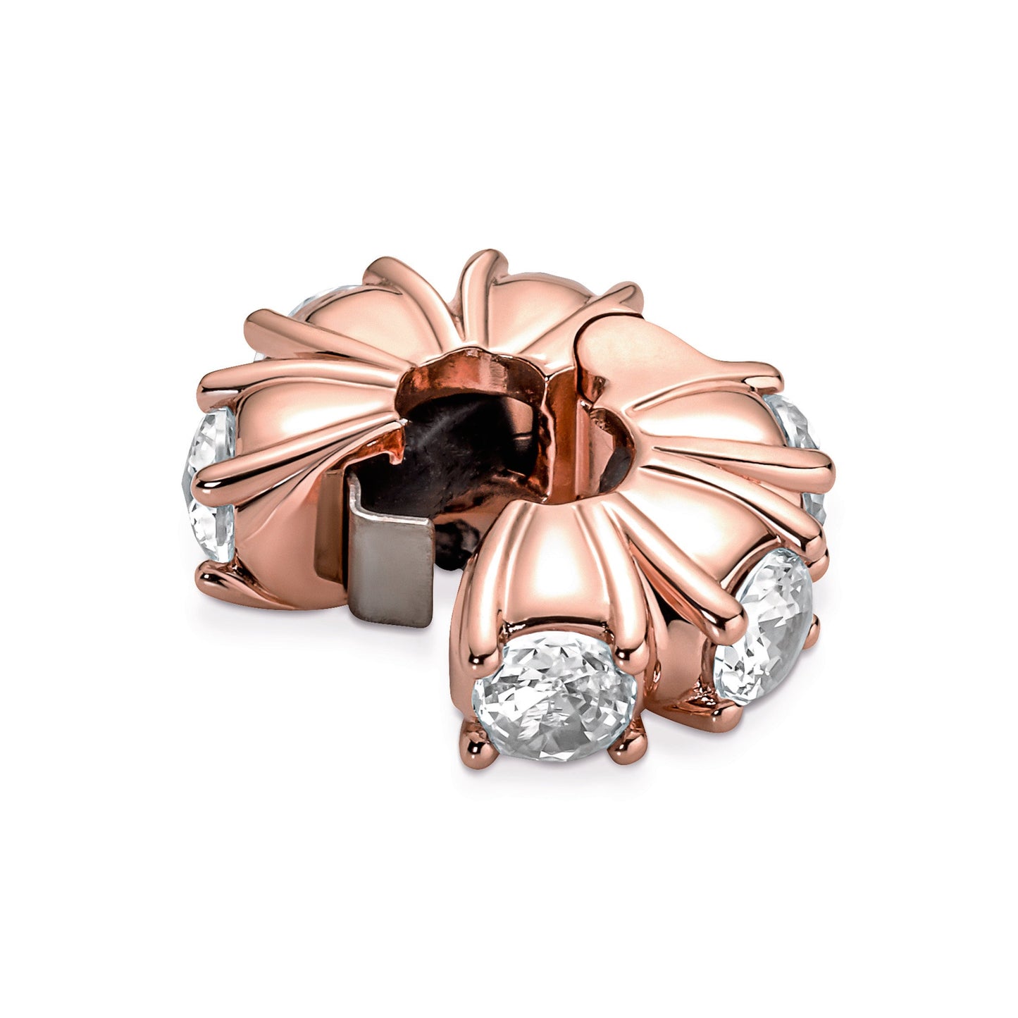 Long Pronged Sparkling Clip Charm Premium Fashion Jewelry Gift Collection
