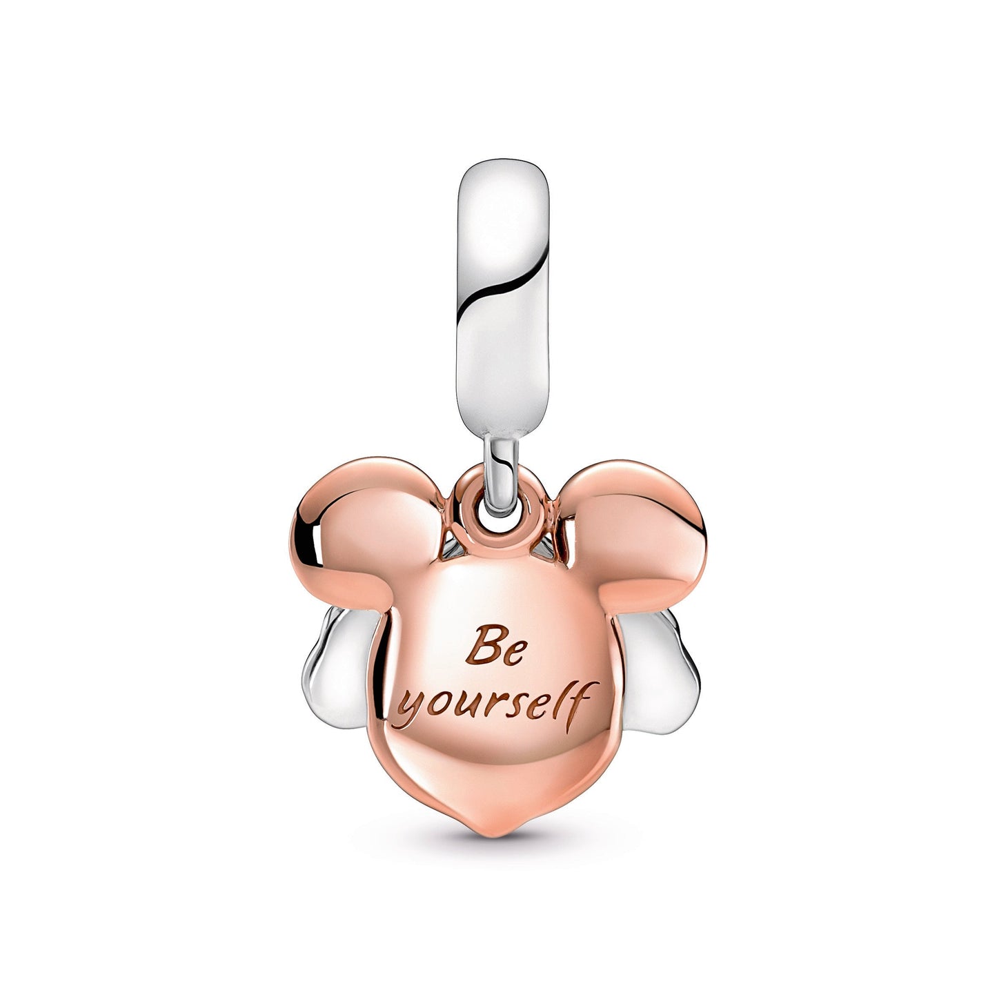Disney Mickey Mouse Double Dangle Charm Premium Fashion Jewelry Gift Collection