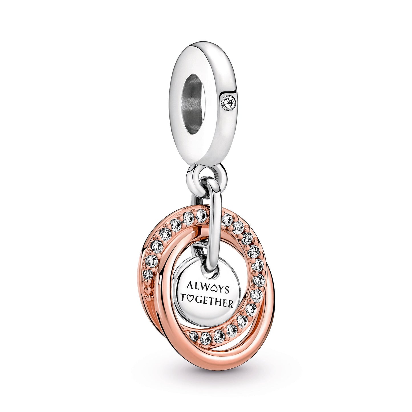 Family Always Encircled Dangle Charm Premium Fashion Jewelry Gift Collection