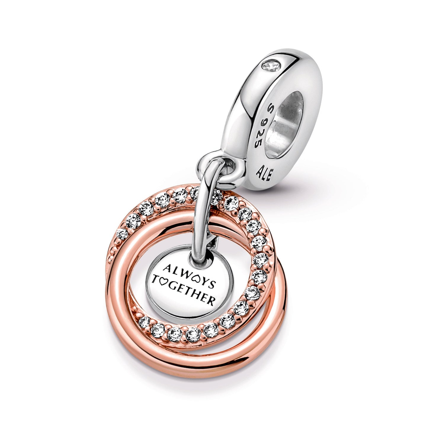 Family Always Encircled Dangle Charm Premium Fashion Jewelry Gift Collection