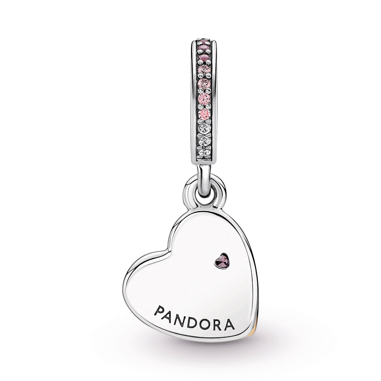 Entwined Infinite Hearts Double Dangle Charm Premium Fashion Jewelry Gift Collection