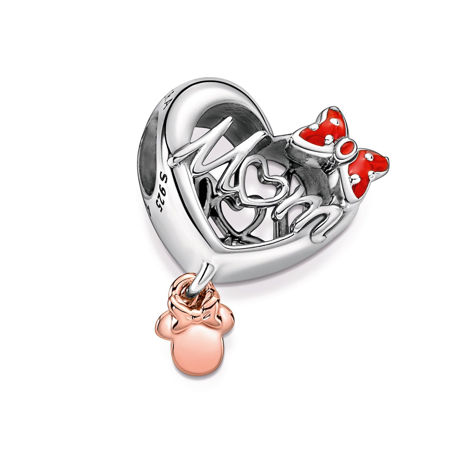 Disney Minnie Mouse Mum Heart Charm Premium Fashion Jewelry Gift Collection
