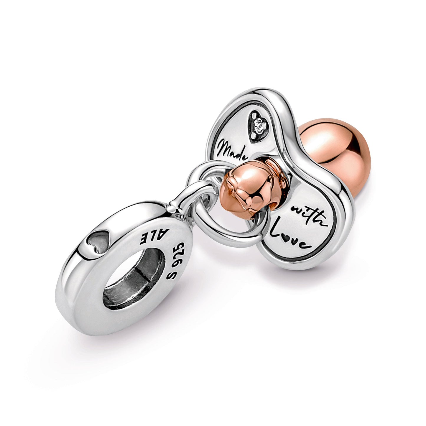 Baby Pacifier Dangle Charm Premium Fashion Jewelry Gift Collection