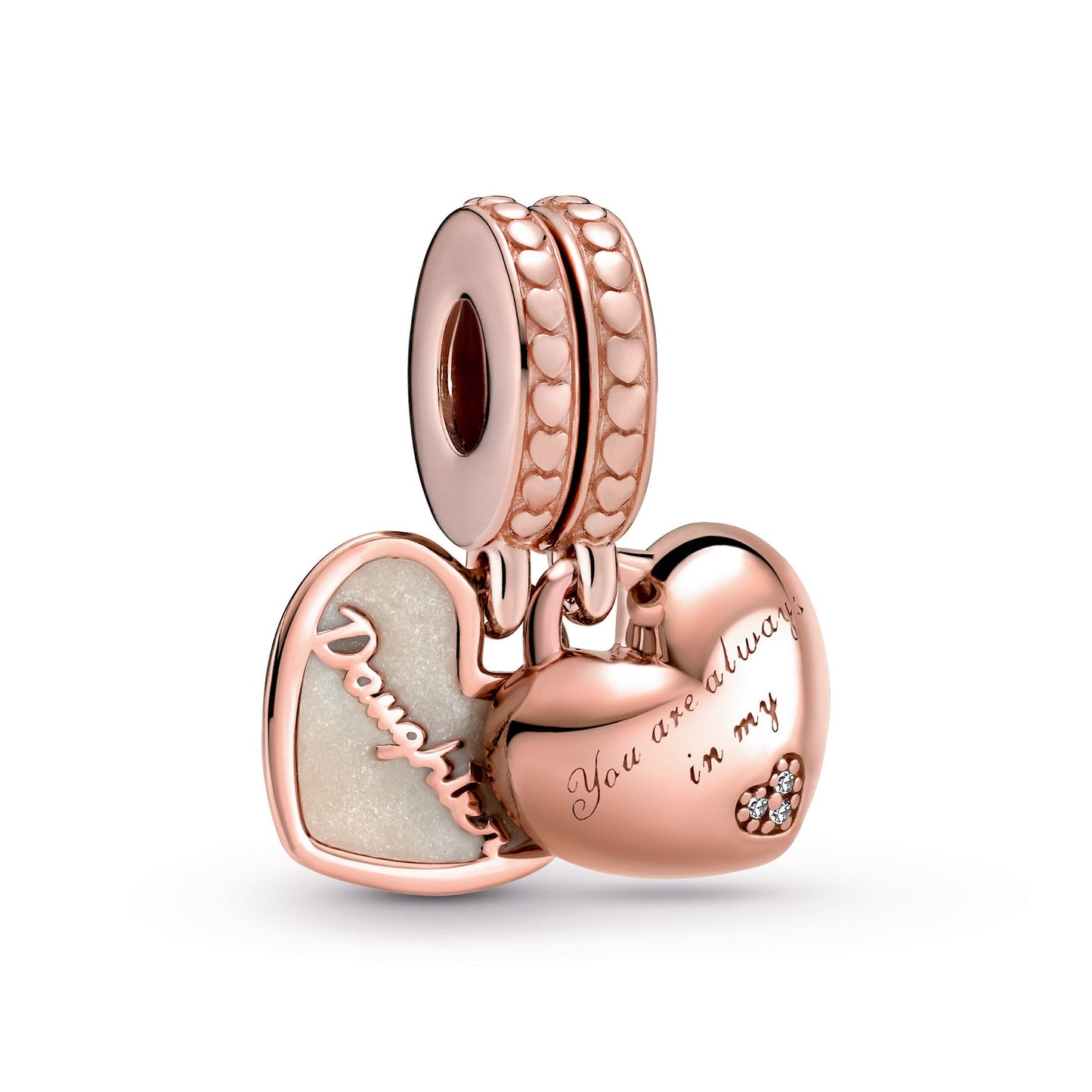 You're Always in My Heart Split Dangle Charm Premium Fashion Jewelry Gift Collection