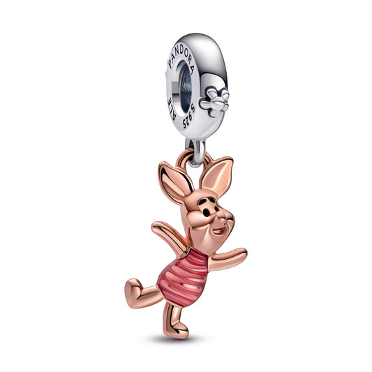 Disney Winnie the Pooh Piglet Dangle Charm Premium Fashion Jewelry Gift Collection