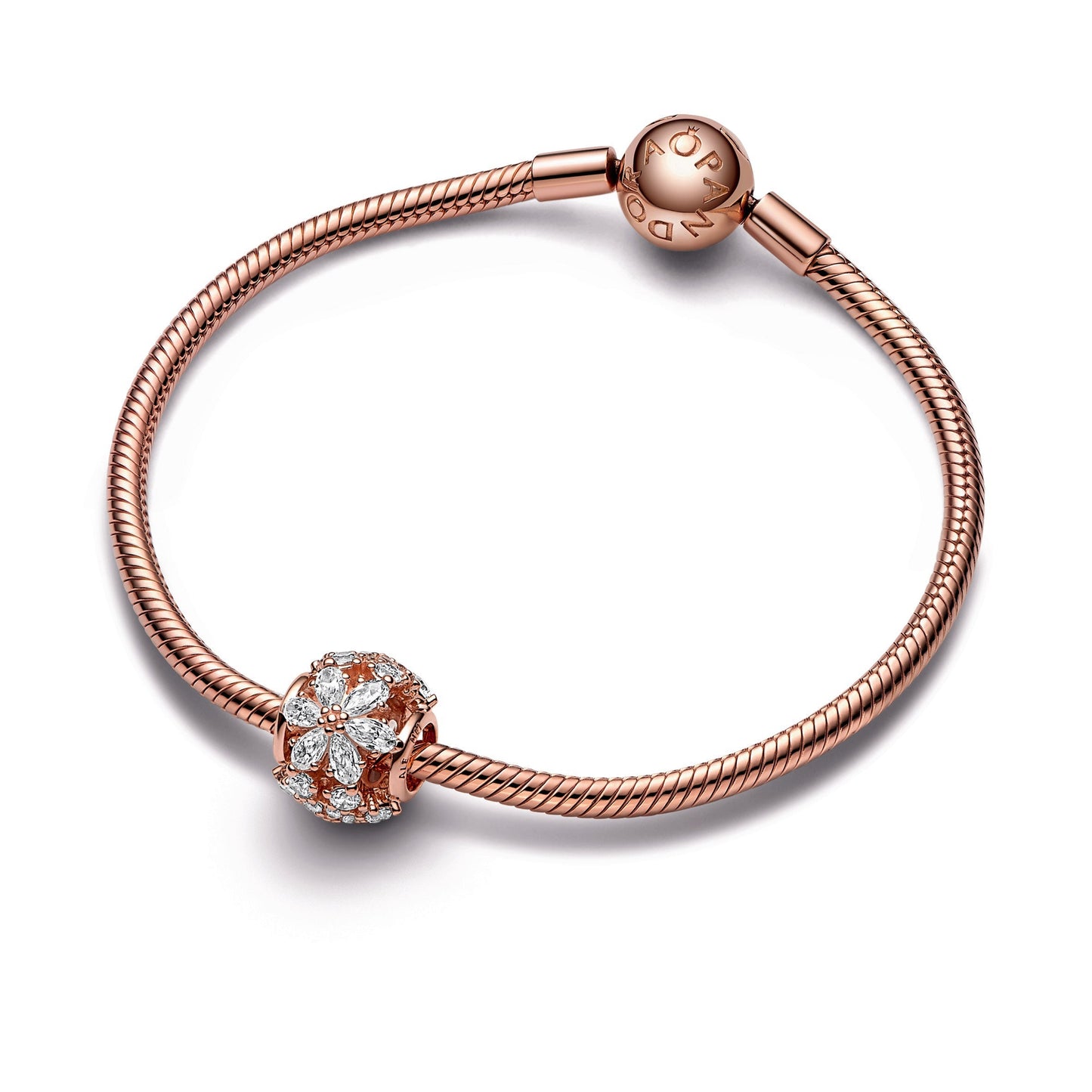 Sparkling Herbarium Cluster Round Charm Premium Fashion Jewelry Gift Collection