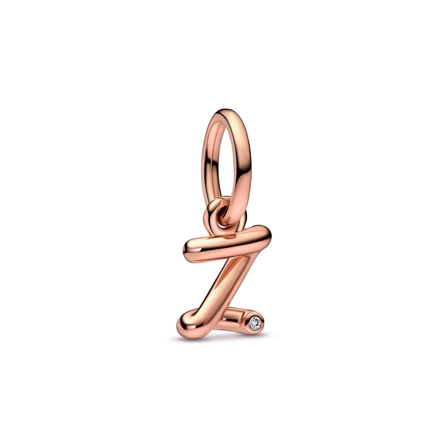 Letter z Script Alphabet Dangle Charm Premium Fashion Jewelry Gift Collection