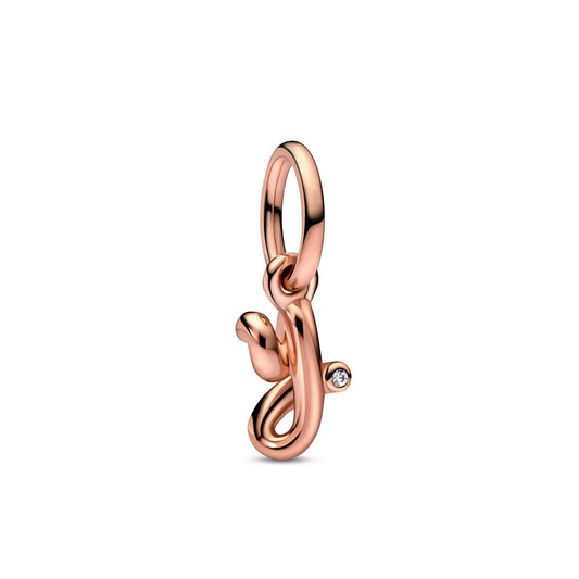 Letter y Script Alphabet Dangle Charm Premium Fashion Jewelry Gift Collection