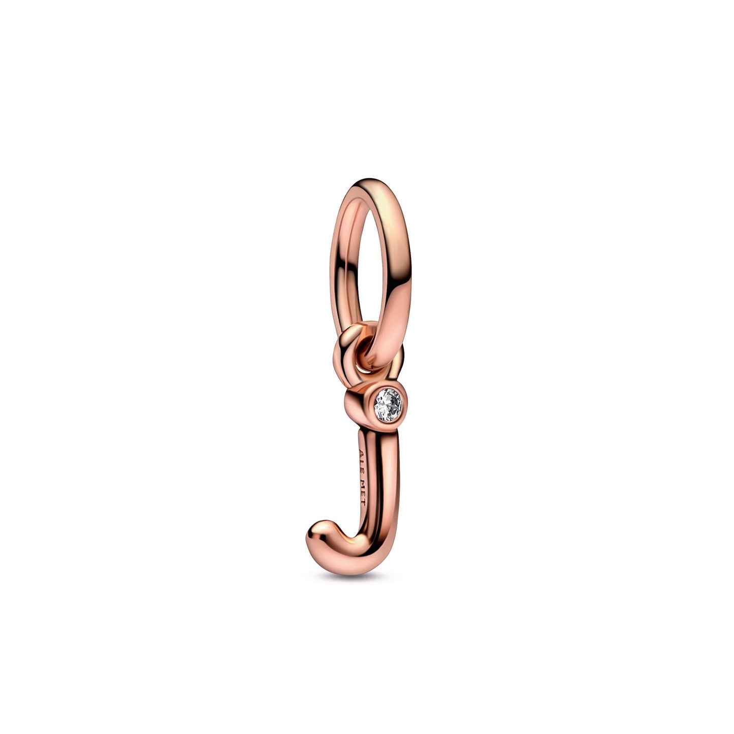 Letter j Script Alphabet Dangle Charm Premium Fashion Jewelry Gift Collection