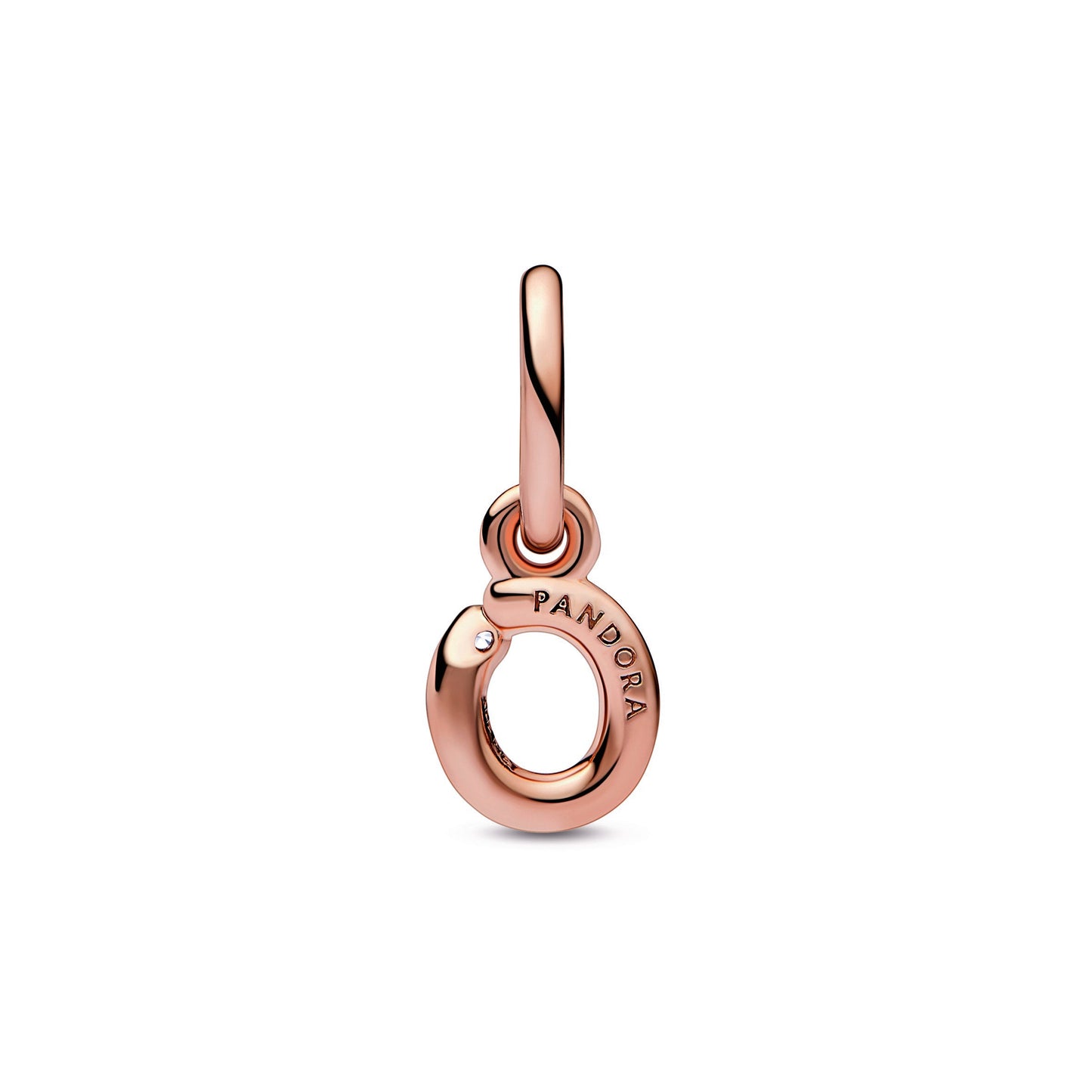 Letter o Script Alphabet Dangle Charm Premium Fashion Jewelry Gift Collection