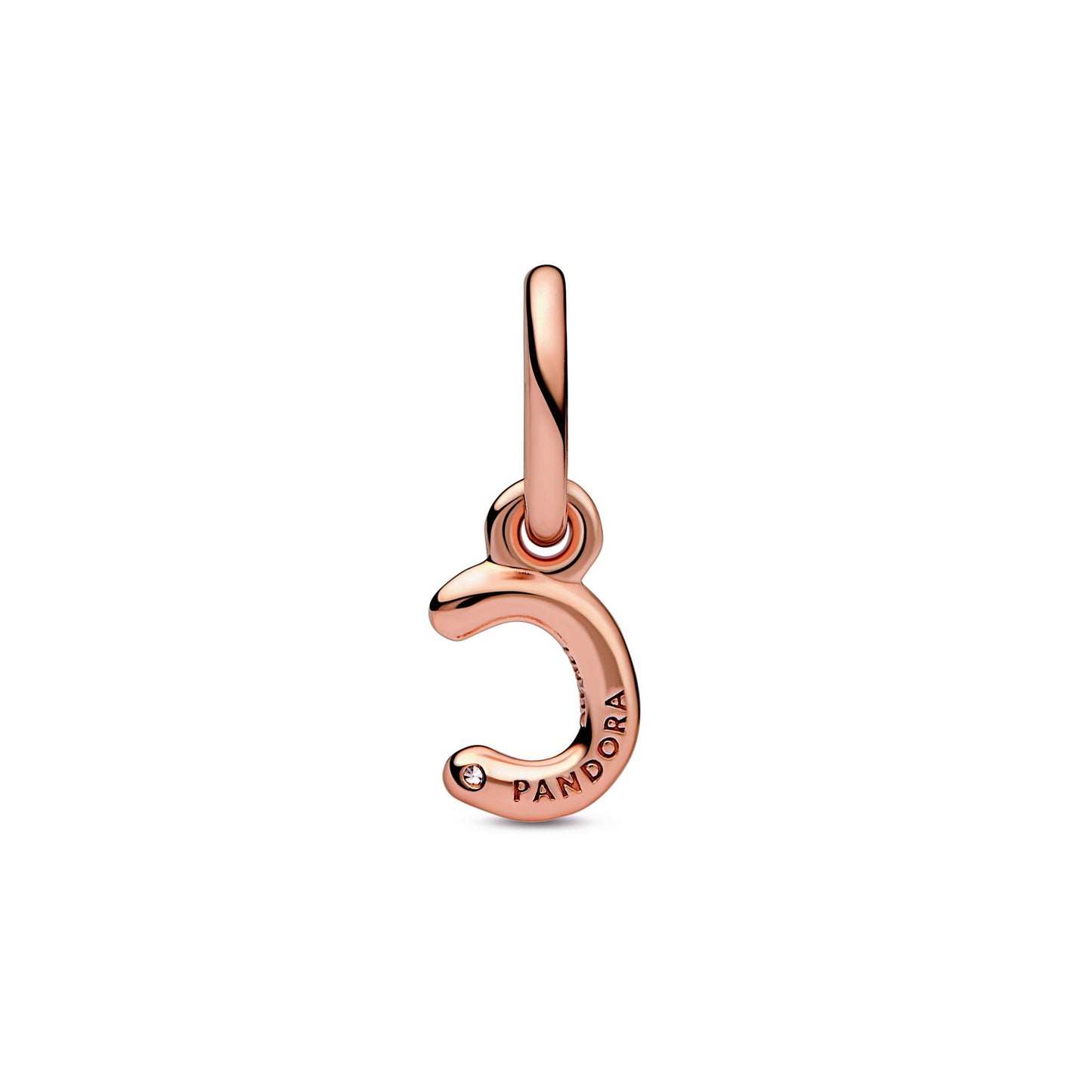 Letter c Script Alphabet Dangle Charm Premium Fashion Jewelry Gift Collection
