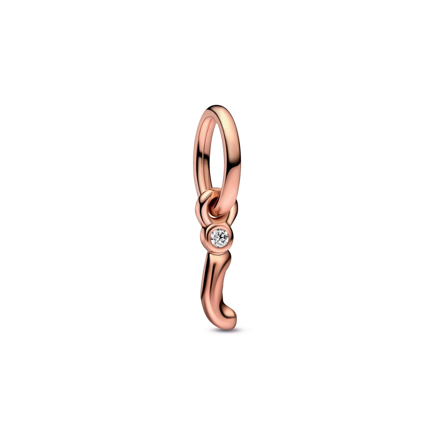 Letter i Script Alphabet Dangle Charm Premium Fashion Jewelry Gift Collection