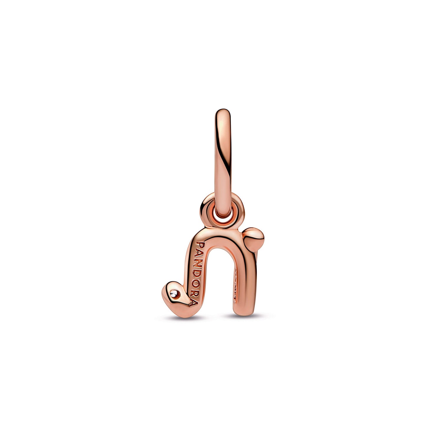 Letter n Script Alphabet Dangle Charm Premium Fashion Jewelry Gift Collection