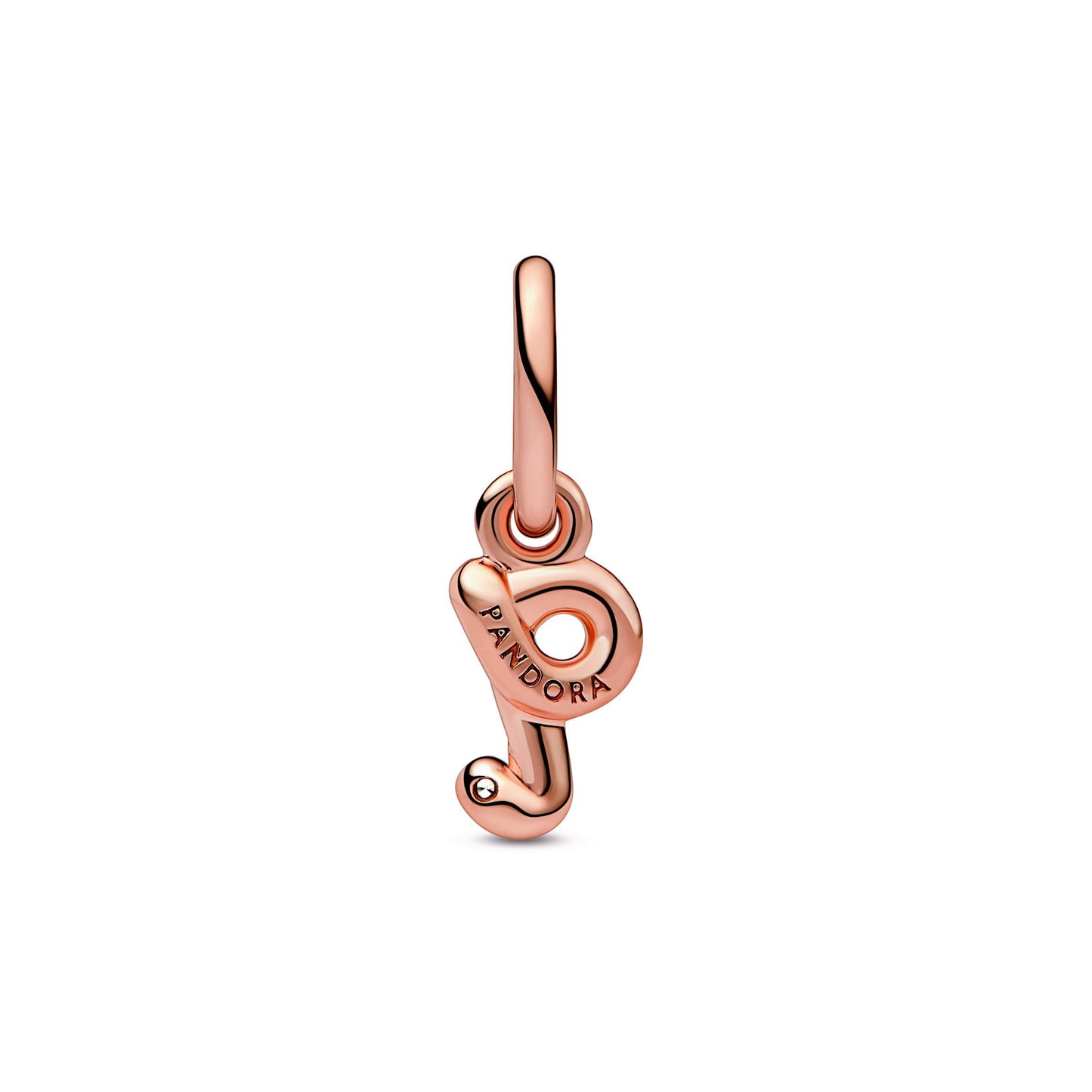 Letter q Script Alphabet Dangle Charm Premium Fashion Jewelry Gift Collection
