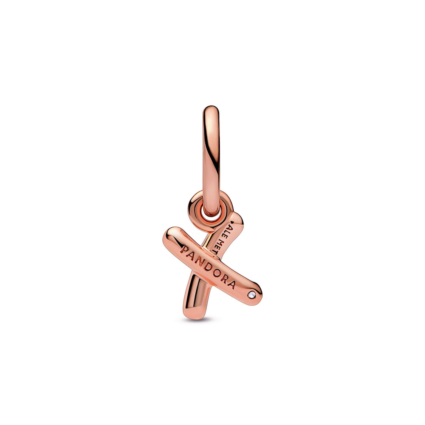 Letter x Script Alphabet Dangle Charm Premium Fashion Jewelry Gift Collection