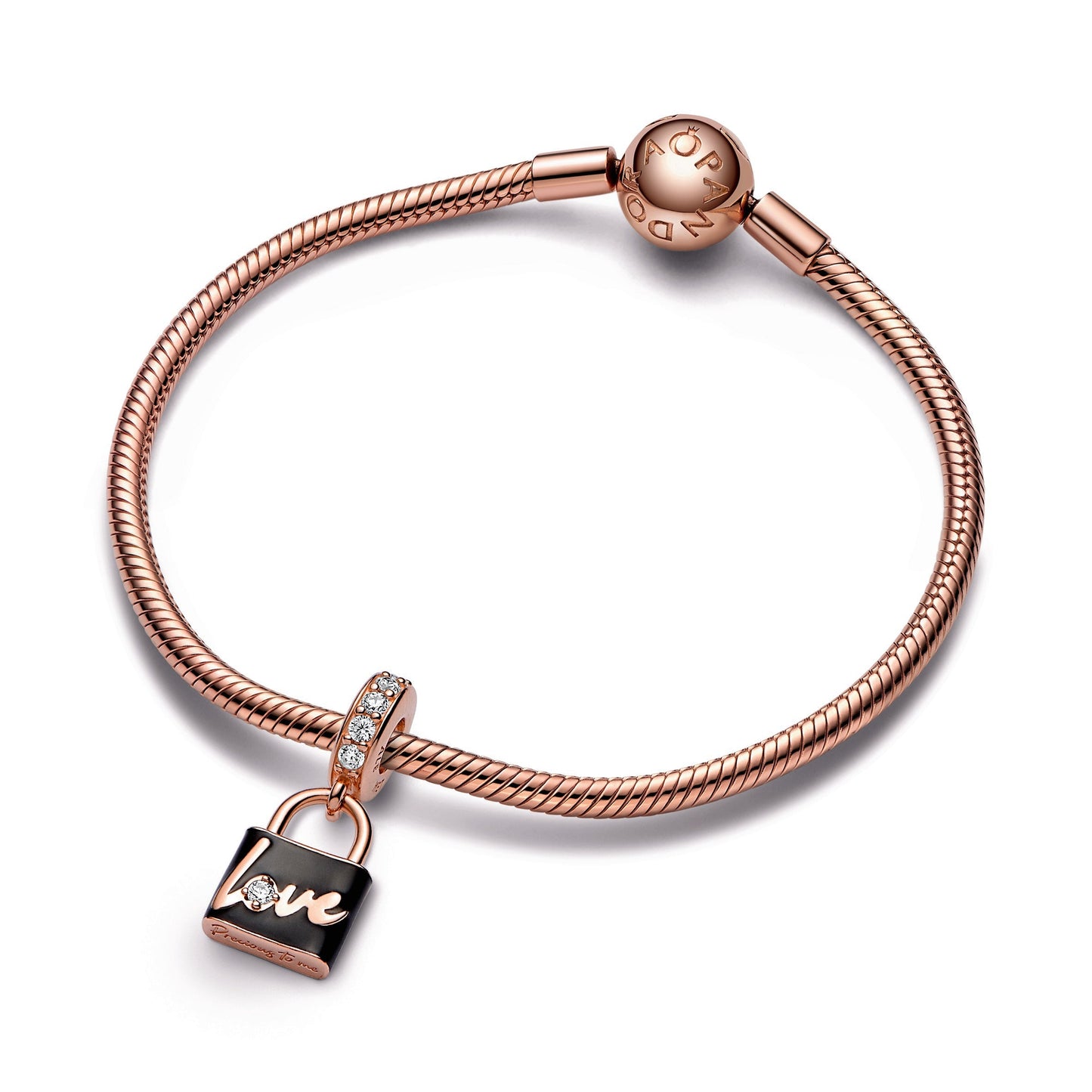 Love Padlock Dangle Charm Premium Fashion Jewelry Gift Collection