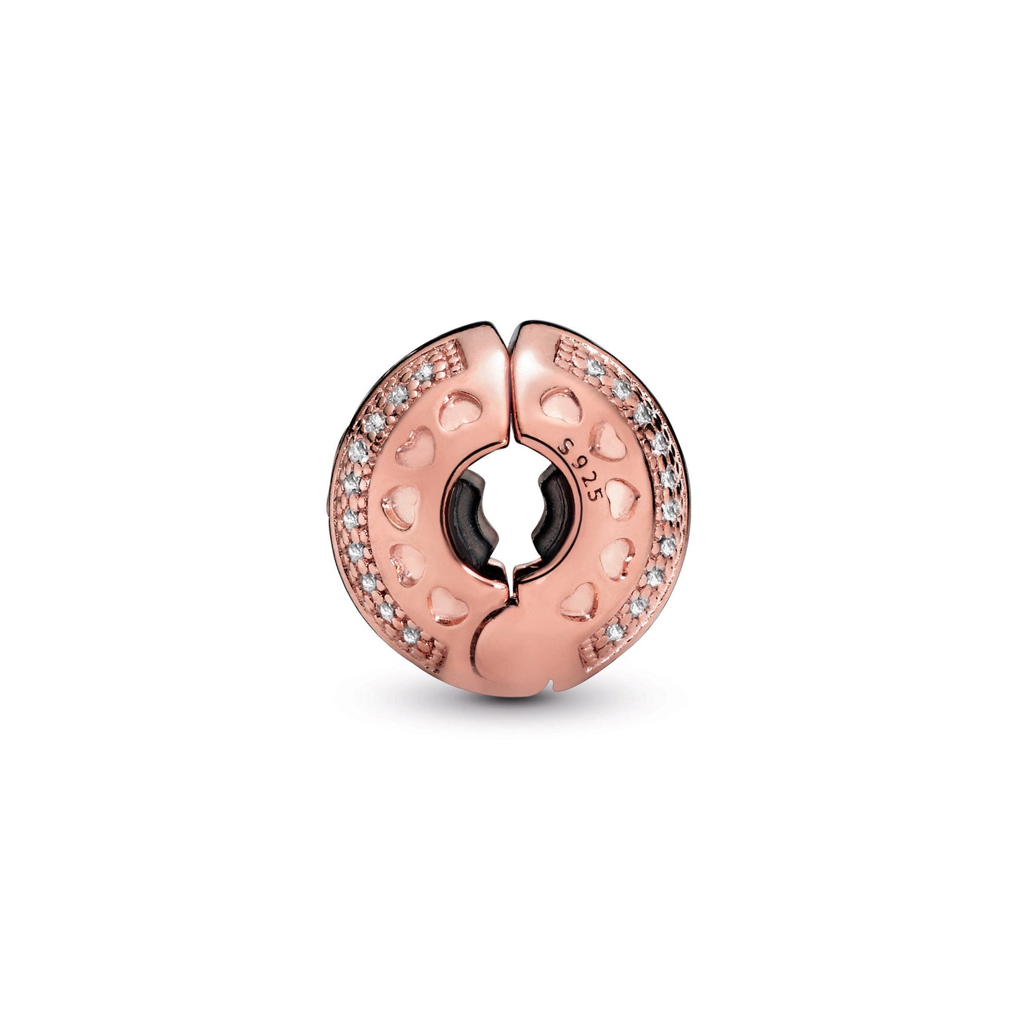 Pandora Logo Round Clip Charm Premium Fashion Jewelry Gift Collection