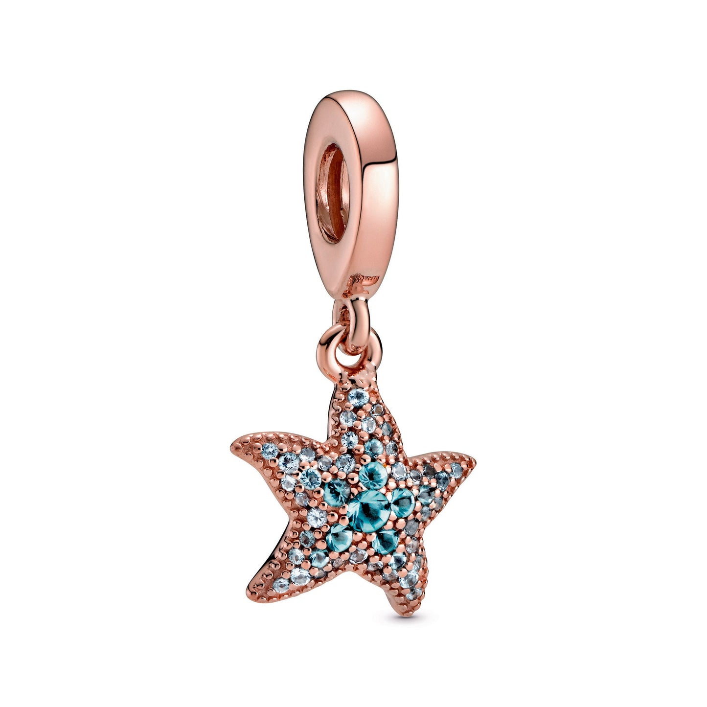 Sparkling Starfish Dangle Charm Premium Fashion Jewelry Gift Collection