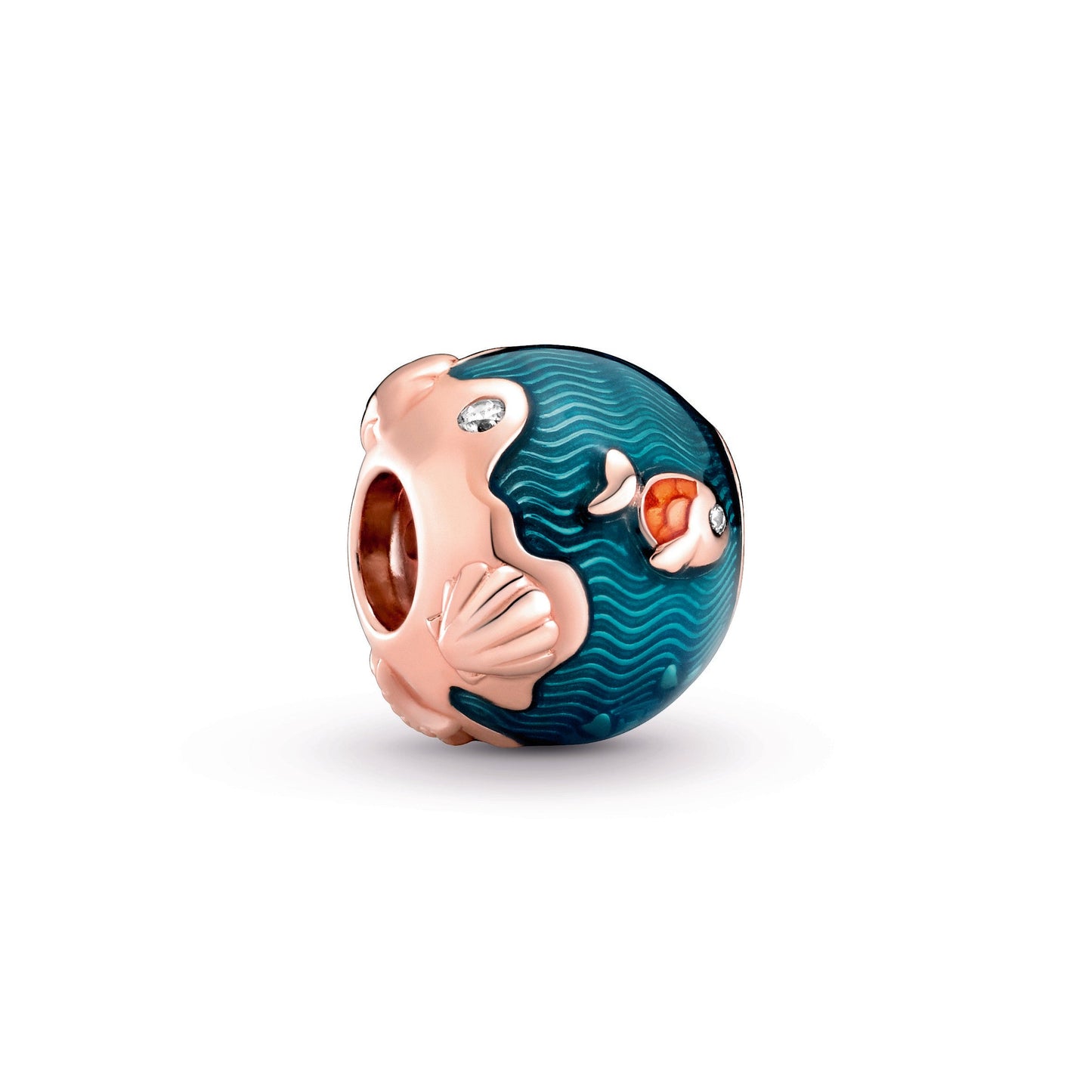 Shimmering Ocean Waves & Fish Charm Premium Fashion Jewelry Gift Collection