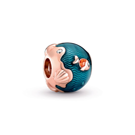 Shimmering Ocean Waves & Fish Charm Premium Fashion Jewelry Gift Collection