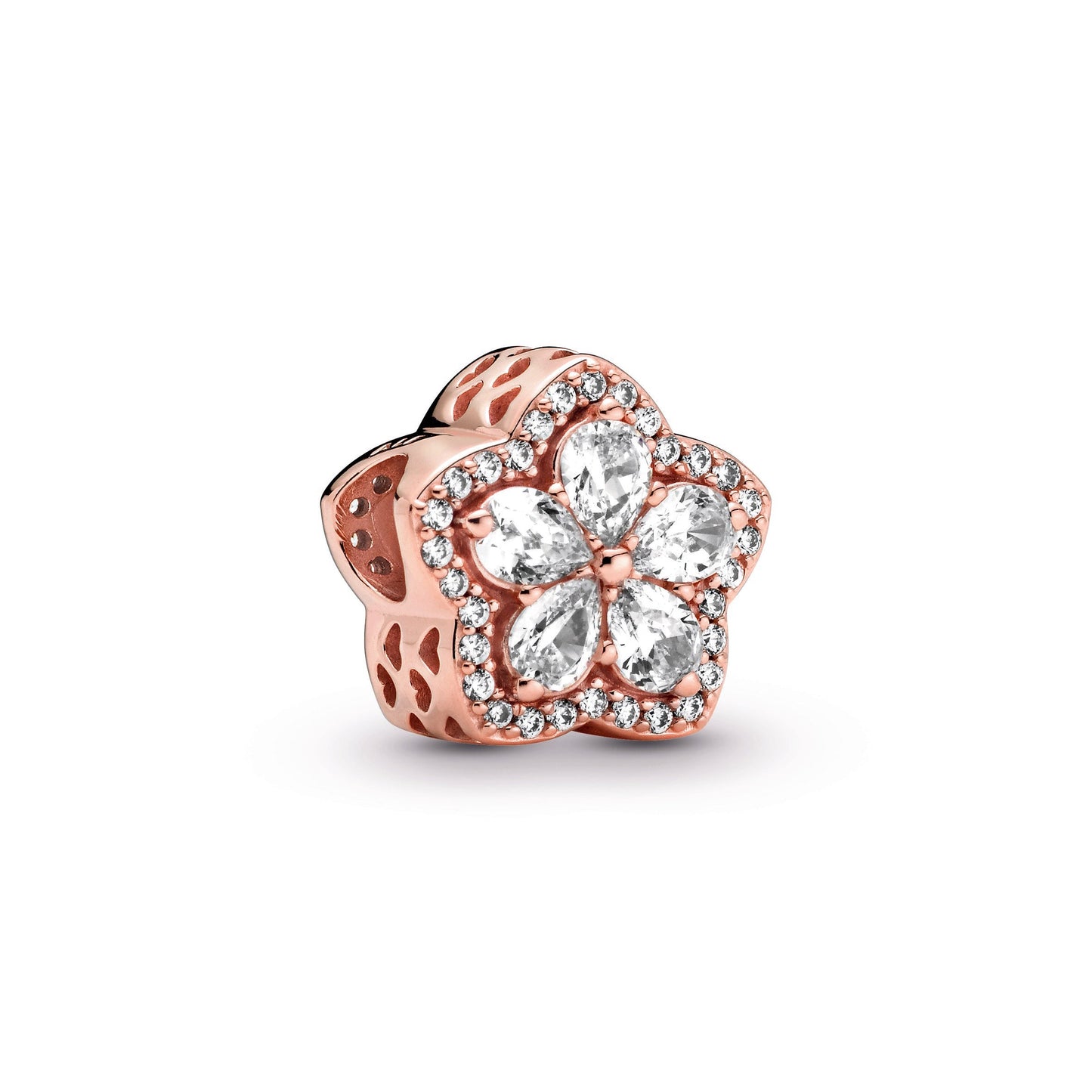Sparkling Snowflake Pavé Charm Premium Fashion Jewelry Gift Collection