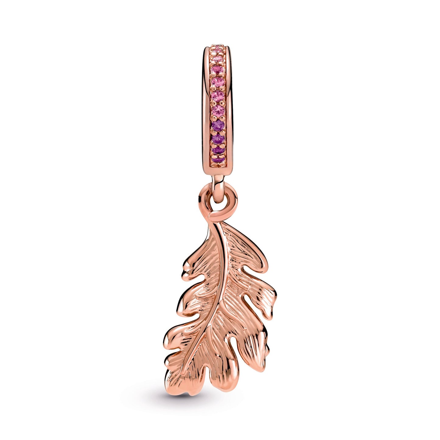 Oak Leaf Dangle Charm Premium Fashion Jewelry Gift Collection