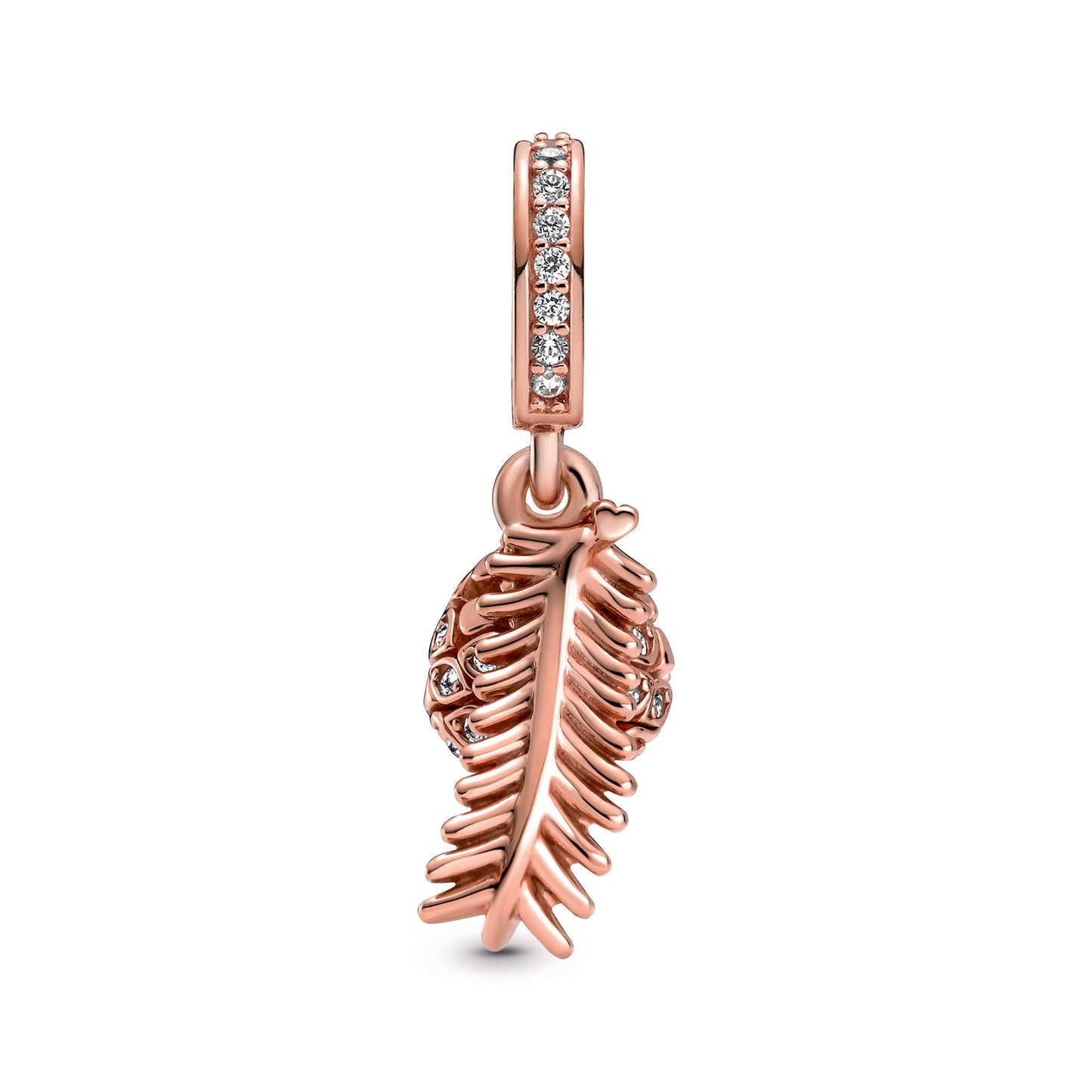 Sparkling Pine Cone Dangle Charm Premium Fashion Jewelry Gift Collection