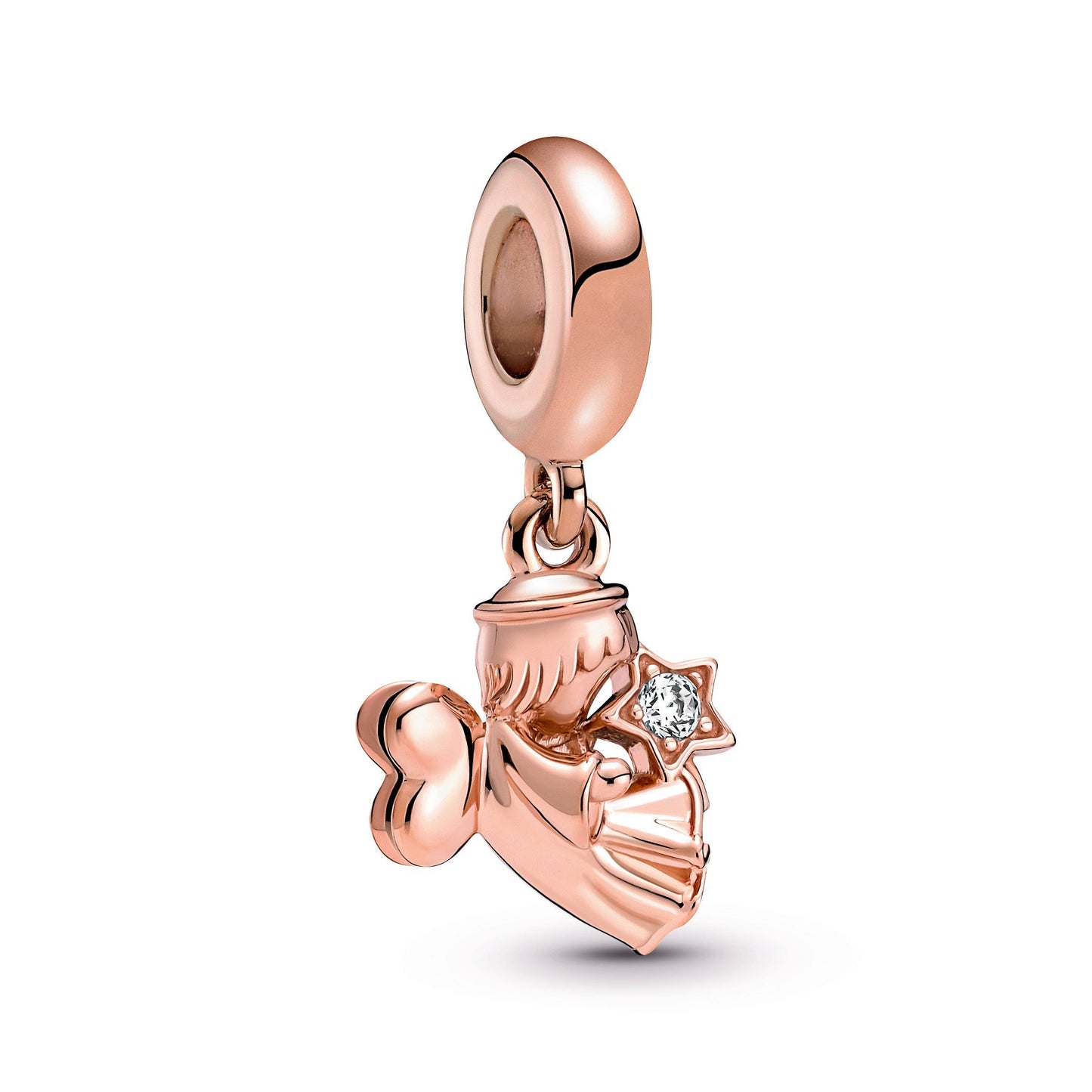Heart Winged Angel Dangle Charm Premium Fashion Jewelry Gift Collection