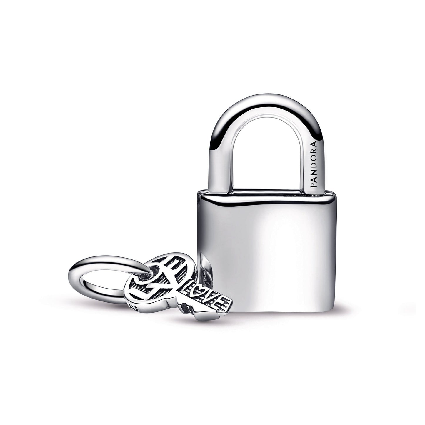 Padlock and Key Dangle Charm Premium Fashion Jewelry Gift Collection