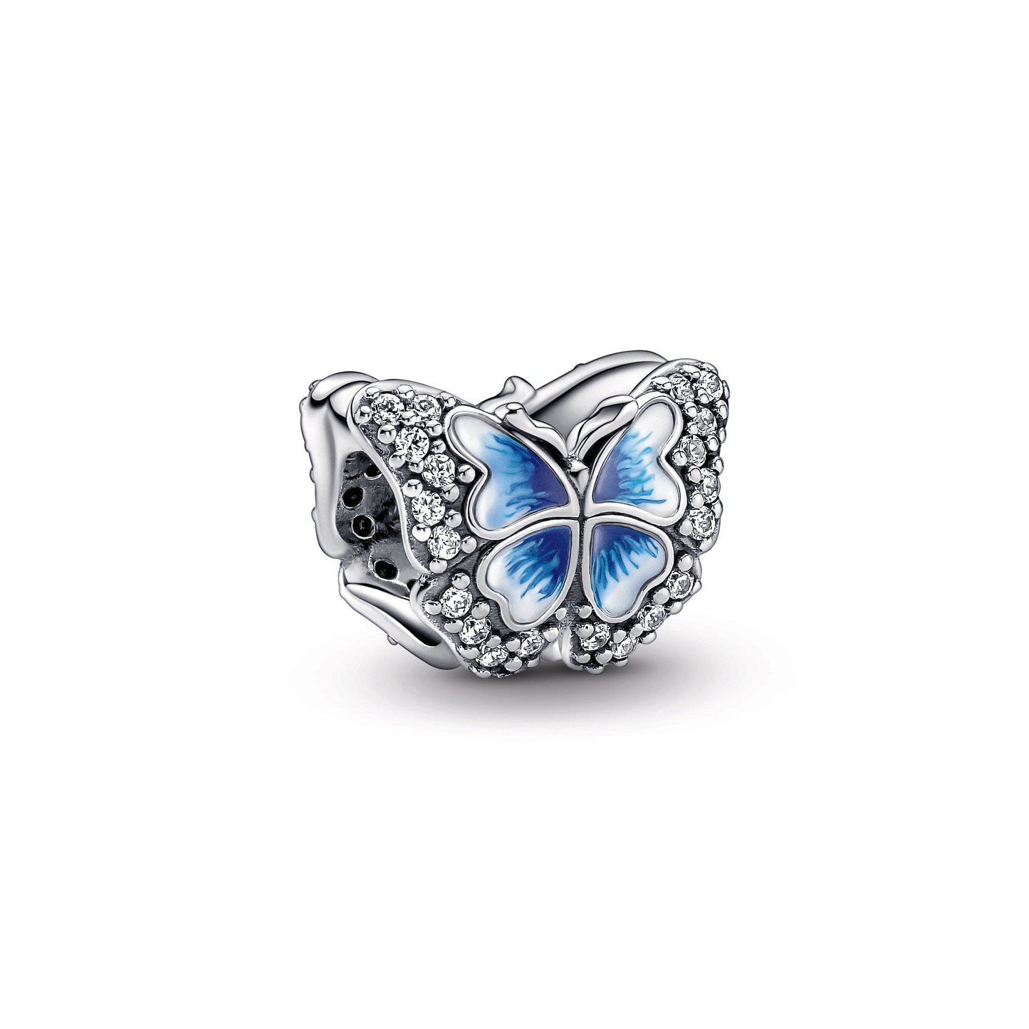 Blue Butterfly Sparkling Charm Premium Fashion Jewelry Gift Collection